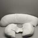 Cozynites Maternity Pillow,J-Shape,12"L x 4.72"W x 12"H