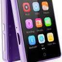 64GB MP3 Player with Bluetooth 5.3, 2.8 Inch Touch Screen, HiFi Sound Portable Music MP4 Player for Kids,Built-in Speaker,Recording,FM Radio,Random sequential Folder Play Expandable up to 128GB (Purple)