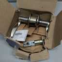Schlage F51A ACC 619 Accent Door Lever, Keyed Entry Lock, Satin Nickel