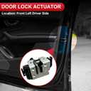 4 Pins Front Left Driver Side Door Latch Lock Actuator Compatible with Chrysler Town & Country/Dodge Grand Caravan/Ram 1500 2500 3500/Jeep Compass/PatriotReplace for 4589417AA, 931-080