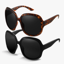 miyya Bug Eye Oversized Polarized Sunglasses Womens, Trendy Retro Sun Glasses for Women 2025, Oversized UV Protection Shades