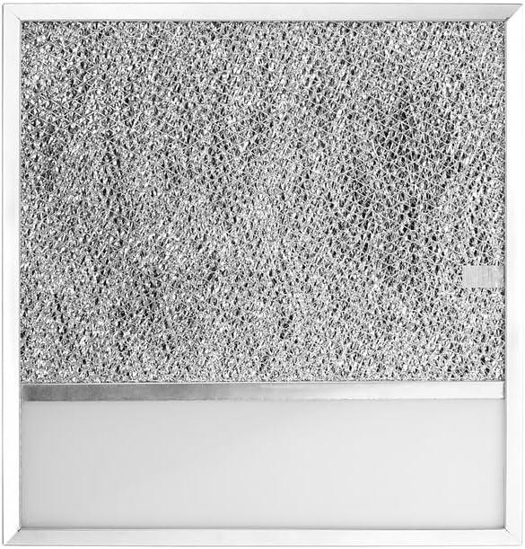 BP57 Range Hood Filter with Light Lens for Broan-NuTone Kitchen Exhaust Grease Filter,Stove Hood Vent Air Filter,11-1/2 X 11-3/4 X 3/8 Reinforced Aluminum Frame fit 43000 R610045, Series 1-Pack