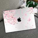 MEEgoodo Case for M5/M4/M3/M2 MacBook Air 13.6 inch Case 2026 2025 2024 2022, Fit Model A3449/A3240/A3113/A2681, Laptop Hard Shell Compatible with MacBook Air 13 inch, Cherry Blossoms
