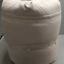 SAMTY Husband headboard Pillow Large Back Rest Support Reading Pillows for Sitting in Bed for Adults Triangle Velvet Wedge Pillow headboard King Size, Beige