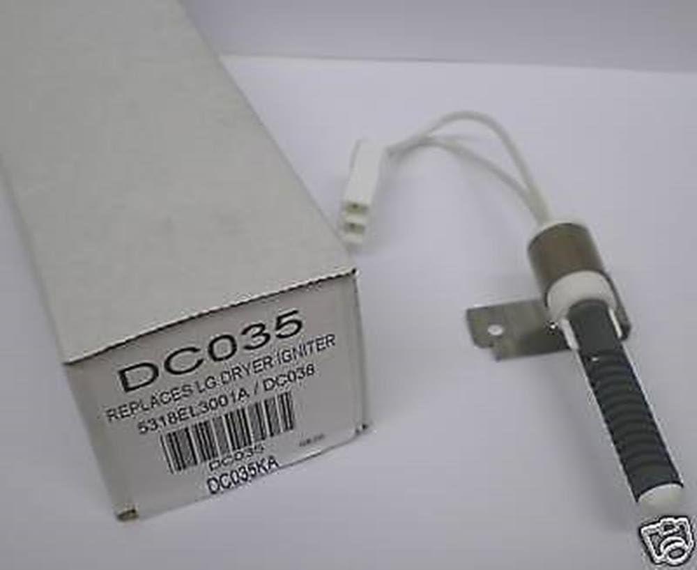 DC035 Gas Dryer Ignitor for LG 5318EL3001A Igniter NEW