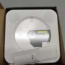 Bluetooth Portable Home CD Music Player with Remote Control, Timer, Built-in Speakers and LED Display - FM Radio Boombox (White)