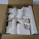 Kalkehay 3" W x 16.1Ft L Line Set Cover Kit for Ductless Mini Split Air Conditioners, PVC Decorative Cover for Central AC and Heat Pump Systems Tubing Cover