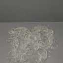 Lydell 22" Long Curly 2 PCS Set Hair Extension Thick Clip in on Synthetic Extensions for Women (613A White Blonde)