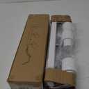 Plug-in Track Lighting LED, Track Light Fixtures Ceiling, White 3-Light Ceiling Lights for Kitchen, 3 Way Spotlight with Cord, Rotatable Wall Mount Light Head for Bedroom Hallway, Bulb Not Included