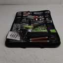 34Pcs Grill Accessories Grilling Gifts for Men, 16 Inches Heavy Duty BBQ Accessories, Stainless Steel BBQ Tools with Thermometer, Grill Mats for Backyard, BBQ Gifts Set for Men Women