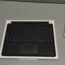 Microsoft Surface Pro Keyboard with Pen Storage, Compatible with Copilot+ (11th Edition), Surface 9 and 8, Alcantara Material, Black