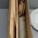 HITTITE Solid Wood Cat Tree Tower, Cat Scratching Post with Bed, 27" Small Cat Tree, Compact Cat Tower with Scratching Pad and Removable Cat Bed, Modern Cat Tower for Indoor Cats Large Adult. (White)