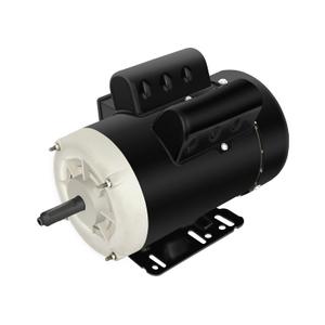 Electric Motor 1.5HP, Air Compressor Motor, 3450RPM General Purpose Motor, Single Phase Motor 115/230V 56 Frame 5/8" Shaft Diameter CW/CCW TEFC 2Pole