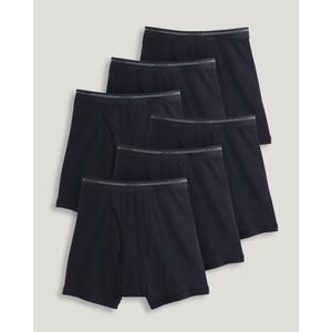 Jockey Men's Underwear Classic 5" Boxer Brief - 6 Pack (Large, White)