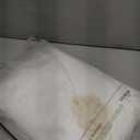 JELLYMONI Duvet Cover Queen Size Bright White - 3PCS Boho Striped Duvet Cover Set Polyester Tufted Bohemian Textured Comforter Cover 9090in with Corner Ties & Zipper and 2 Pillowcases