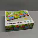 Train Set for Toddlers w/Steam, Music & Lights - Electric Train Toys for Kids w/Tracks Accessories, Including 3 Dinosaur Car and 3 Trailer, Christmas Birthday Gifts for 3 4 5 6+ Years Old Boys Girls.