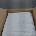 DEXI Bath Mats for Bathroom 20x32, Non Slip Washable Bathroom Rug, Thick Soft Chenille Absorbent Bathmat for Shower Floor, Fluffy Shaggy Carpet for Tub, White (1'8" x 2'8" (Rectangular))