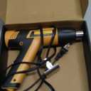 SEEKONE Mini Heat Gun, 600W Dual Temperature Hot Air Gun Tool 572&932, With 4.9Ft Long Cable and Overheat Protection for Crafts, Embossing, Paint Stripping, Shrink Wrap, and Heat Shrink Tube