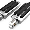 FootPegs,Highway Pegs Passenger Foot Pegs Compatible with Harley Softail Deluxe Fat Boy Heritage Sport Glide Softail Slim Street Bob Breakout Low Rider Models 2018-2023 Chrome