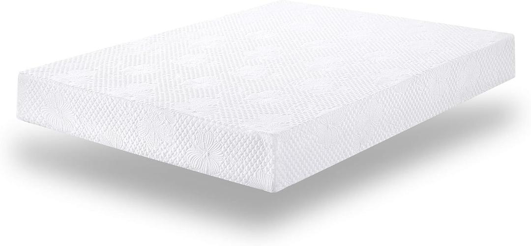 PrimaSleep Twin Mattress, 8 Inch Gel Memory Foam Mattress, Gel Infused for Comfort and Pressure Relief, CertiPUR-US Certified, Bed-in-a-Box, Medium Firm, Twin Size