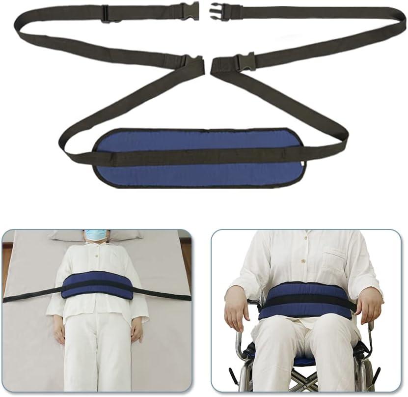 Bed Restraints for Elderly Dementia Patients Medical Restraints Straps Seniors Wheelchair Seat Belt Hospital Harness Fall Prevention Ties Adjustable Waist Restraining Restless Syndrome, Psychopath (Violet)