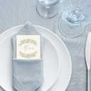 80lb Cream Linen Textured 4" x 9" Business Note Cards - 100 Blank Cards for Menu Cards, Program Cards, Rack Cards