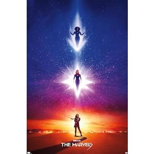 Trends International Marvel The Marvels - Teaser One Sheet Wall Poster, 34L x 22.4W, Unframed Version(2 pack)