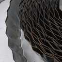 WORKPRO 6 inch × 40 feet Corrugated Metal Garden Edging, Black Landscape Edging Border, Flexible & Rust-Resistant, Easy to Install for DIY Lawn, Flower Bed, Gardens Fence