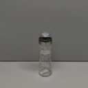 Tablecraft Salad Dressing Shaker, Glass with Plastic & Metal Pour Spout Top, Clear