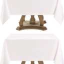 Tablecloth White 2Pack 52 x 52 In