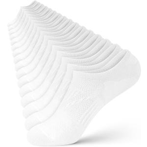 wernies No Show Socks Women - 8 Pairs Ankle Socks for Women, Low Cut Socks Short Cotton Socks, Invisible Casual Socks, 5-8, Mix of Colors-003（8 Pairs/16 Pieces）