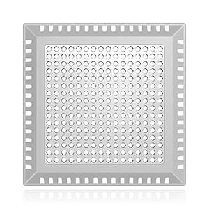 Aluvor Drain Hair Catcher, Shower Drain Cover Hair Catcher Shower Drain Strainer for Bathroom Floor, Square Shower Hair Drain Catcher to Keep Away from Clogged Drain-No Rust,  4 inch