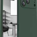 FireNova Magnetic for iPhone 17 Pro Case, Compatible with MagSafe, [Integrated Silicone Camera Control Button] [Camera Protection] Anti-Scratch Microfiber Lining Phone Case, 6.3", Alpine Green