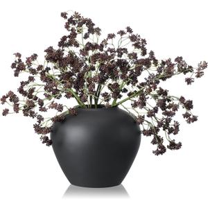 Thiccywoov 3 Pcs Plum Faux Berry Stems Artificial Dusty Sedum Berry Stems Picks Branches Faux Spray for DIY Holiday Farmhouse Home Mantel Harvest Decorations (16 Inch)