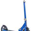 Jetson 2-Wheel Kick Scooter, Sturdy Wide Deck, Height Adjustable Handlebar, Rear Brake, Easy-Folding Mechanism, 8 inch wheels