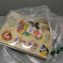 QUOKKA Wooden Puzzles for Toddlers 1-3 - 6XSET Toddler Puzzles Ages 2-4 with Rack - Learning Alphabet - Numbers - Animals Montessori Toy for Kids 3-5 - Wood Games Gift for Boys and Girls