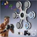 UUH New Intelligent-Professional Music Boxing Machine,Large Size Intelligent Bluetooth Wall-Mounted Boxing Equipment,Boxing Music Workout Machine,Suitable for Adults and Children.