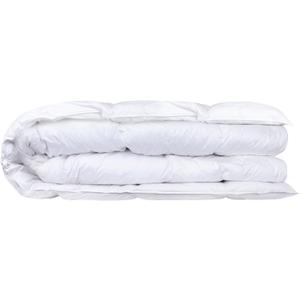 ComfyDown Goose Down White Comforter - Made in USA - 100% Egyptian Cotton 600 Thread Count Cover, 800+ Fill Power, Light Weight, All Season Washable Duvet Insert with Corner tabs - Queen (Queen (90"x92"))