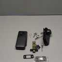 Veise Fingerprint Door Lock with 2 Lever Handles - Keyless Entry Door Lock, Electronic Keypad Deadbolt, Digital Smart Code & Front Handle Sets, Auto-Locking, Easy Installation, Matte Black