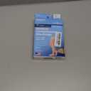 Amazon Basic Care Medical Compression Stockings for Circulation, Varicose Veins, Edema, Swelling, 20-30 mmHg Support, Women & Men Thigh Length Hose, Open Toe, Beige, Small (Previously NuVein)