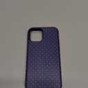 Jusy Compatible with MagSafe Polka Dot Case for iPhone 12/12 Pro, Cute Aesthetic Polka Dots Magnetic Phone Case, Soft TPU and Hard PC Protective Phone Cover for Women Girls (Matte), Navy Blue