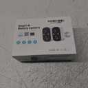 Techage Security Cameras Wireless Outdoor, 2K Battery Powered Cameras for Home Security with AI Motion Detection, 2.4G WiFi, Color Night Vision, 2-Way Talk, IP66 Waterproof, Cloud/SD Storage 2 Pack (White)