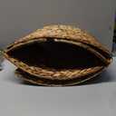 CENBOSS Rattan Christmas Tree Collar, Wicker Tree Skirt & Stand Base Cover (Brown Wash, 24 inch)