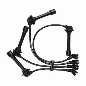 Set of 4 PCS Spark Plugs Wire Set 9160 0000-18-121A RCRC-ZE21 671-4220 Compatible with 1990-2000 Mazda Miata L4 1.8L