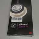 3M Littmann Classic III Monitoring Stethoscope, 5803, More Than 2X as Loud, Weighs Less, Stainless Steel Black-Finish Chestpiece, 27" Black Tube, Stem and Headset