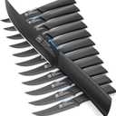 Steak Knives Set of 12, 4.7 Inch Dishwasher Safe Non-Serrated Table Knives, Ultra Sharp for Precise Cutting, Non-Stick Blade & Rust Proof, Easy to Maintain Ideal for Home Restaurant Party