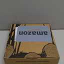 Round Decorative Tray Wood Bathroom Counter Organizer Farmhouse Kitchen Decor Wooden Riser for Soap Dish, Perfume, Candle, Sponge, 10" - Walnut