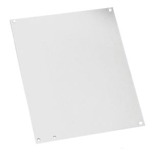 Hoffman A12P12 Conductive Panels for JIC Enclosure, Steel/Aluminum, J Box/10.75" x 10.88", Fits 12" x 12", White