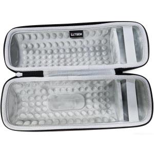 LTGEM Case Compatible with JBL Pulse 4/3 Waterproof Portable Speaker, Black+Grey