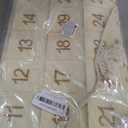 Christmas Countdown Advent Calendar with Pockets,Christmas Picture Countdown Board,Photo Advent Calendar- Advent Calendars for Kids Chocolate & Candy